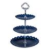 Holder Cake Stand Tray Display Home Christmas Holiday Birthday Plastic