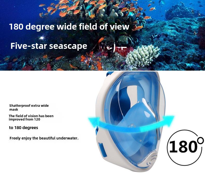 Snorkeling and Diving Goggles with GoPro Mount