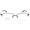 Men's Semi-Rimmed Titanium Memory Frame Metal Eyeglasses Frame for Myopia Prescription Glasses