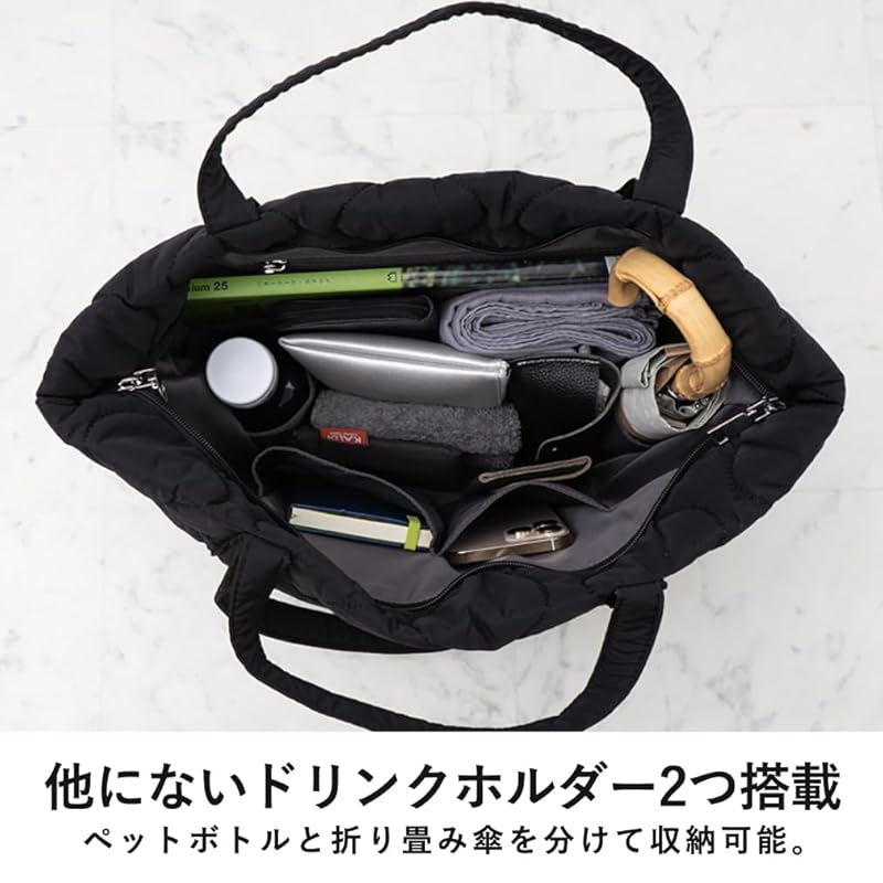 [VITAFELICE] Vita Felice quilted mothers bag ladies sib-80040z (Navy)