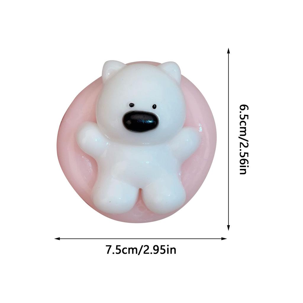 Novelty Funny Cartoon Cat Finger Squeeze Toy Stretchy Stretch Decompression Latex Toys Super Cute Mud Feel Bag Decompression Toy