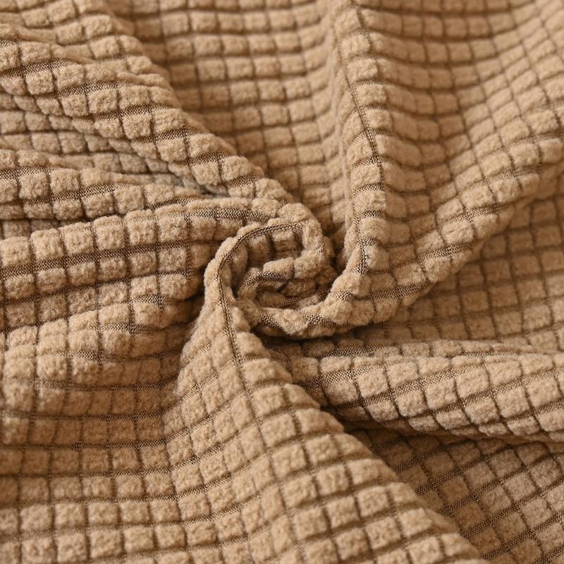 Polars Fleece Fabric Butterfly Chair Cover Stretch Solid Color Curveds Seat Cover Washable Dining Chairs Slipcover