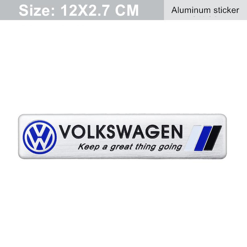 2026 New For VOLKSWAGEN VW Car Metal Badge Body Auto Badge Decoration Sticker For Volkswagen R Line Golf Polo Passat Jetta Tigua
