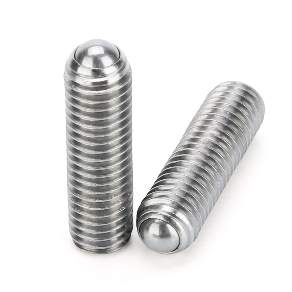 10 PZ M5 M6 M8-M16 Nero Grado 12.9 Acciaio Inossidabile 304 Esagonale Incassato Allen Sfera Spingente Punta Piatta Vite senza Testa Vite Prigioniera Bullone