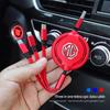 Car Interior Charging Data Cable Scalable 3 In 1 Phone Charger For MG Cyberster MG3 MG5 MG7 MG6 ZS ES5 ONE HS MG4 EV Cyber X EZS Edw6