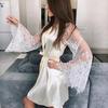 Sexy Lingerie Women's Sexy Imitation Ice Silk Plus Size Pajamas Nightgown