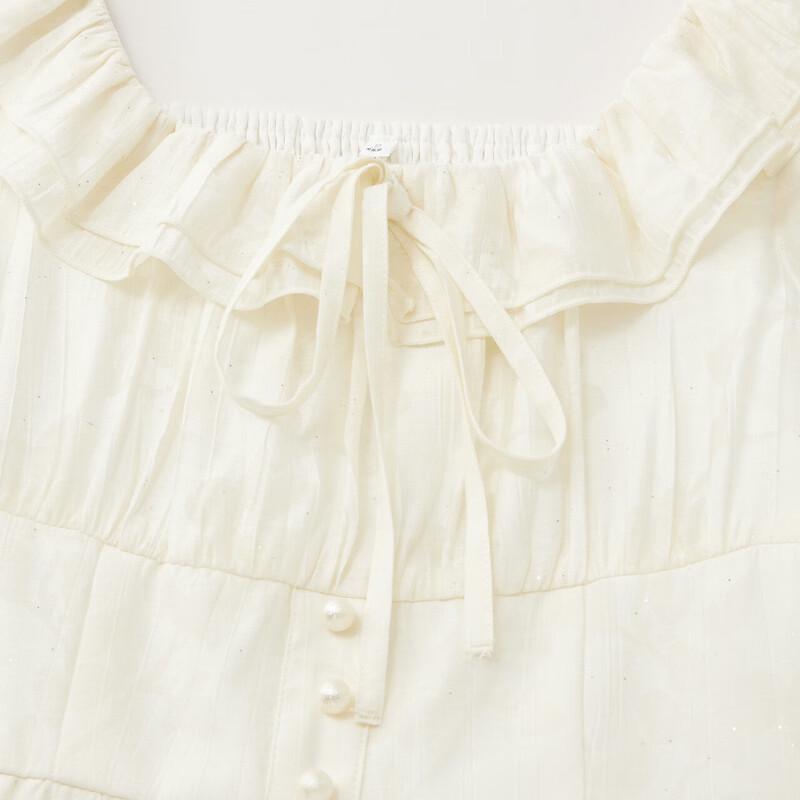 IEF 2025 Summer French Elegant Midi Dress