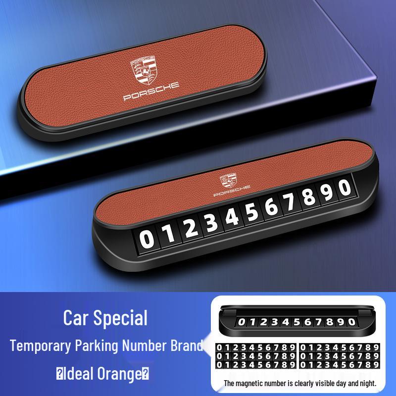 Porsche Temporary Parking Plate for 911, Macan, Panamera, 718