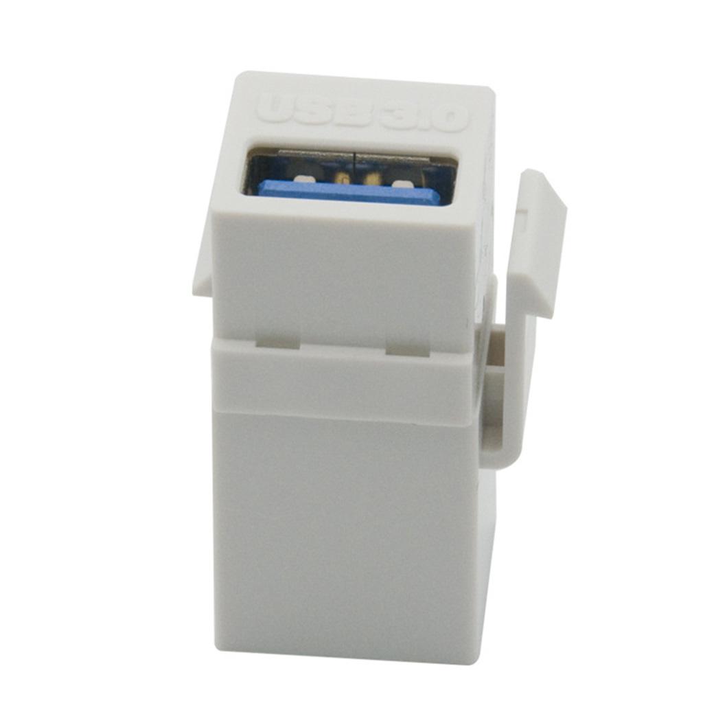 USB 3.0 A Female to A Female Extension Keystone Jack Coupler Adapter High Quality for Wall Plate Panel USB 3.0 Jack