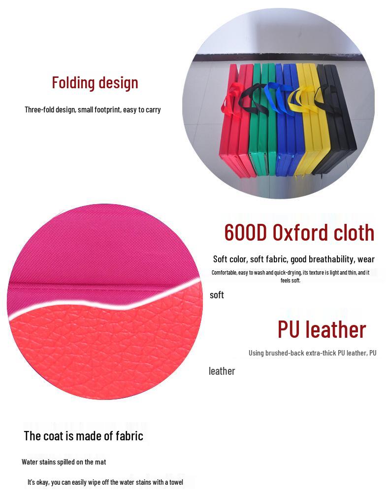 Children's Folding Yoga and Gymnastics Mat for School and Home