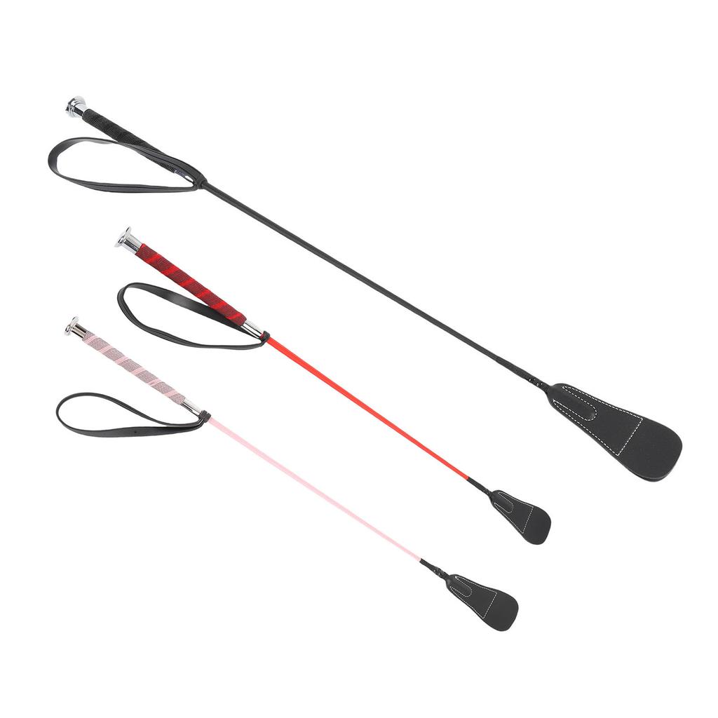 Riding Whip Horse Dressage Crop Equestrian Equipment 68cm with Rubber Wrist Strap Palm