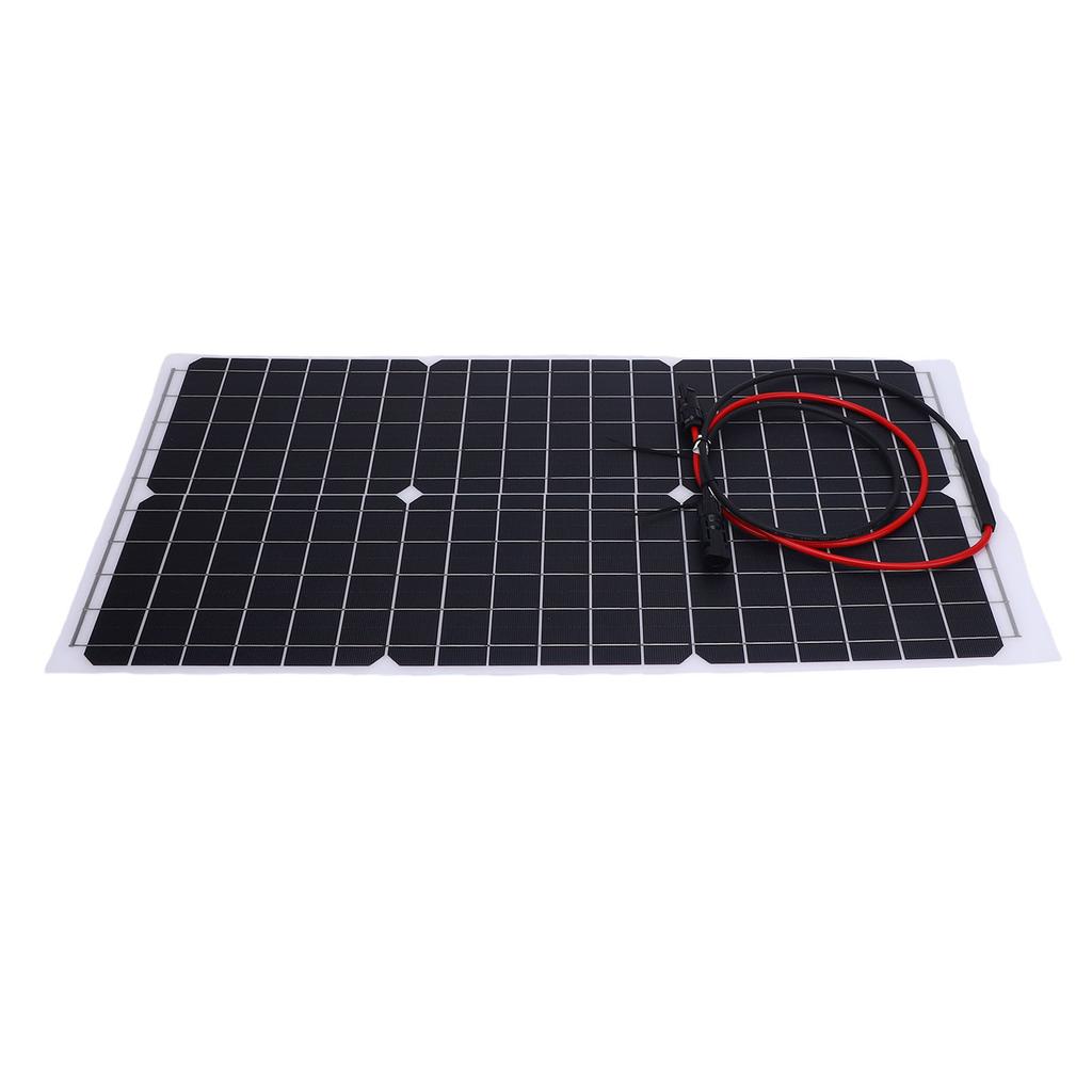 Solar Panel Controller Kit 30W 18V Monocrystalline Silicon Semi Flexible Solar Panel with 12V 24V