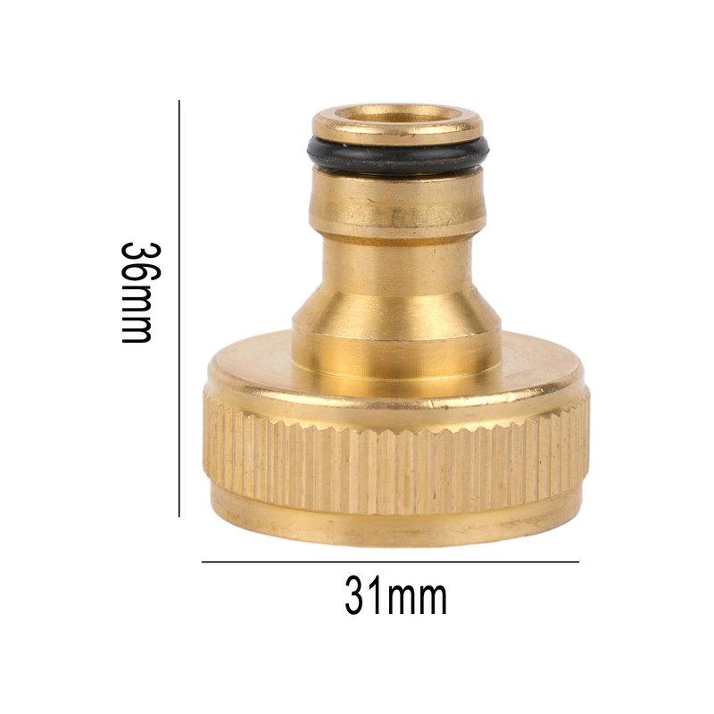 1inch BSPF Brass Fitting Hose Tap Pipe Connector Garden Car Wash Water Gun Pipe Joint Faucet Adapter