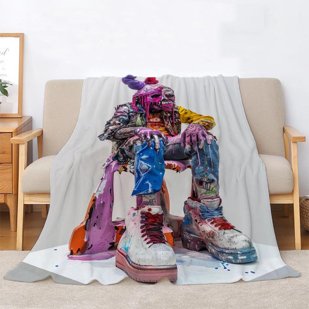 

Художник Бьярне Мельгаард Дизайнерское одеяло King Size Постельное белье из микрофибры Пушистые мягкие одеяла Диван Украшение Кровать Плед Пляжное полотенце 30x40in