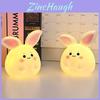 Cartoon Style Pippi Rabbit Night Light Atmosphere Lamp For Bedroom