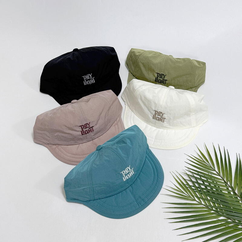 Women s Crochet SS Nylon Ball Cap Short Brim Hat C8359_Black