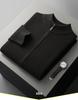 Men's Versatile Stand-Up Collar Cashmere Wool Cardigan - Long-Sleeve, Thickened Knitted Coat for Autumn and Winter