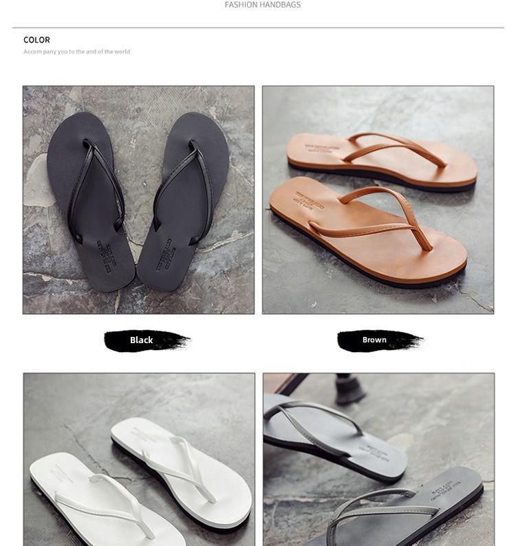 Z Kožené žabky: Pánské a dámské letní sandály s měkkou podrážkou pro venkovní nošení