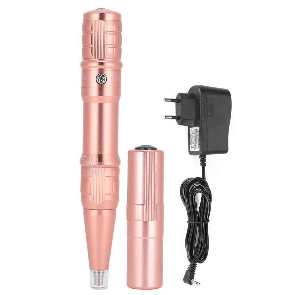 Elektrisk Microblading Tatuering Maskin Ögonbryn Läpp Tatuering Penna Maskin Roséguld
