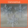 Decorations Christmas Party Snowflake Strips Transparent Plastic Decor Festive