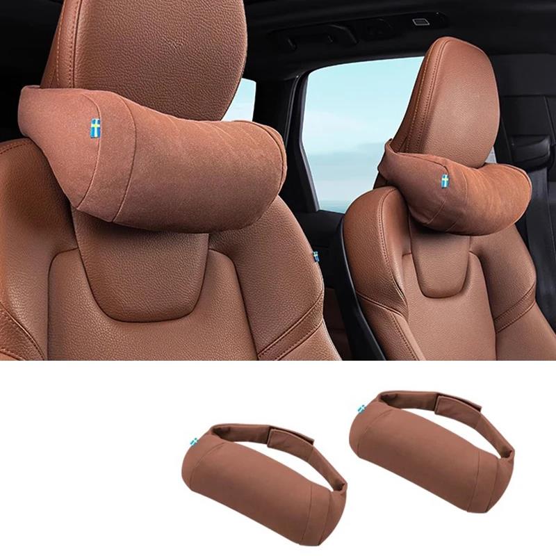 Car Suede Headrest Memory Cotton Neck