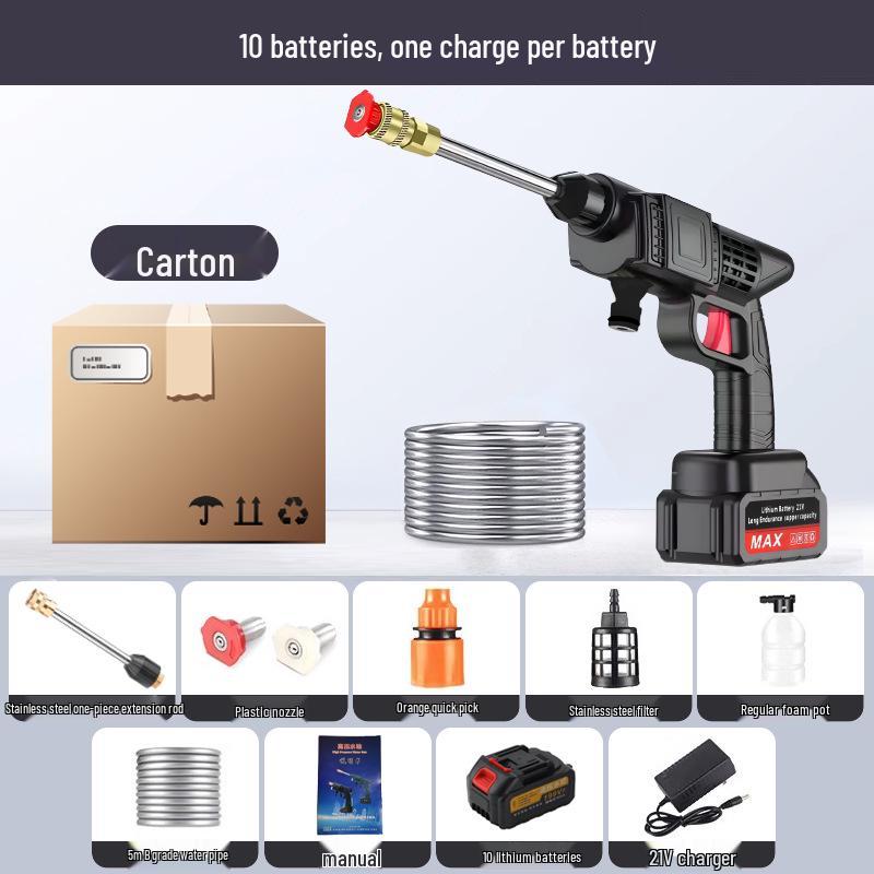 Pistol de apă electric fără fir de înaltă presiune pentru spălarea mașinii