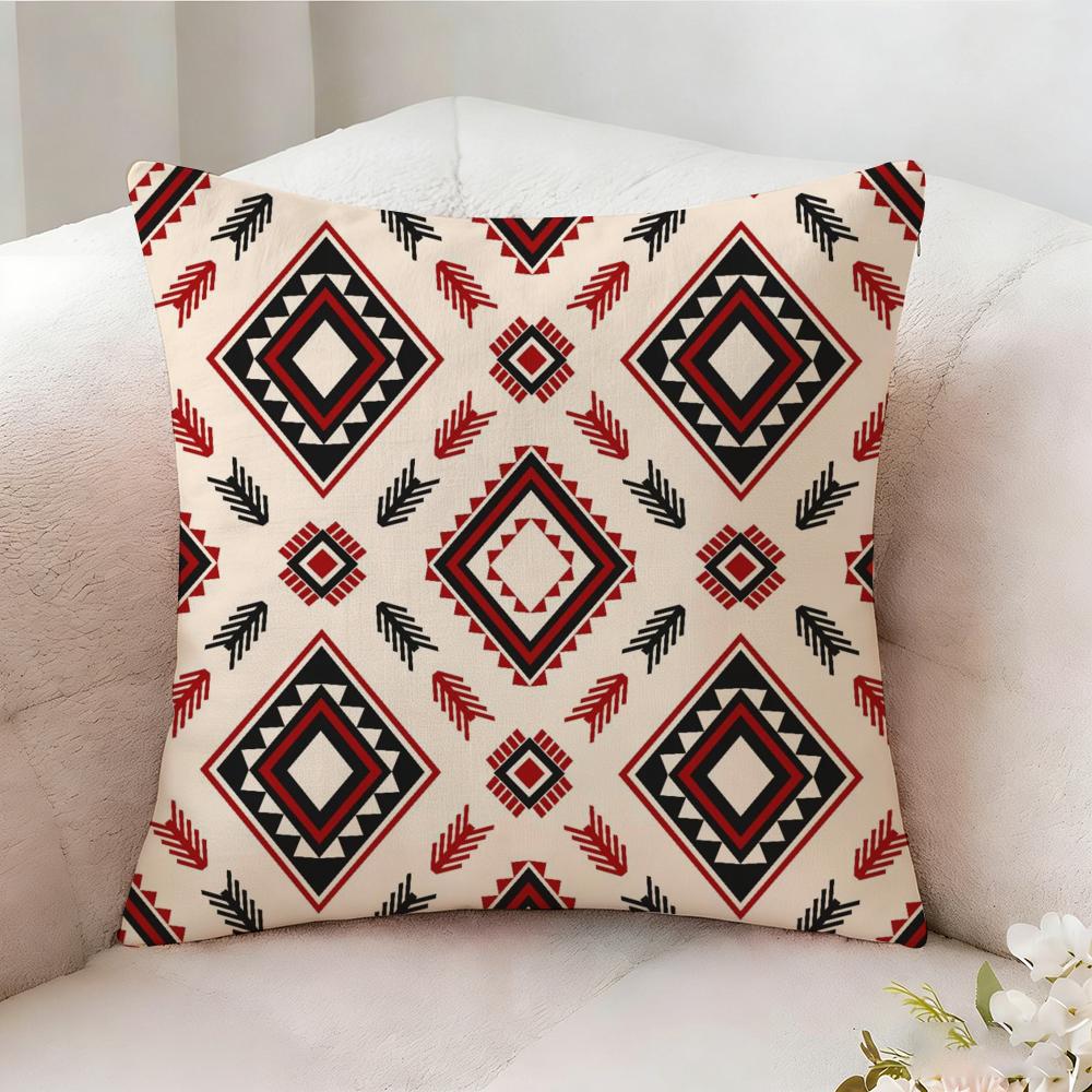 Bohemia Art Pillow Case Pillowcase Doublesided Printed Sofa Cushion Bedroom Headboard Pillow