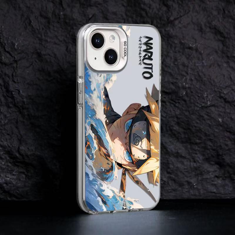 

Креативный чехол для телефона с морской волной Наруто для iPhone 15, 14 Pro Max, 13, 12/11 - Дизайн Саске iPhone 13 Pro