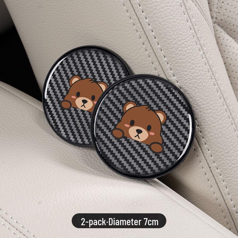 Haval Carbon Fiber Texture Heat Insulation Coaster for Various Models