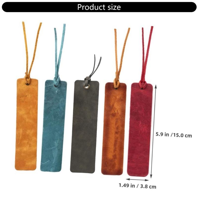 Leather Bookmarks Book Page Holder Page Markers Reading Accessories Gifting For Book Lovers Students Readers Adult
