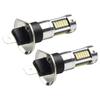 White LED Fog Driving Bulb LED Front Fog Lamp 1pair 6000k High Brightness