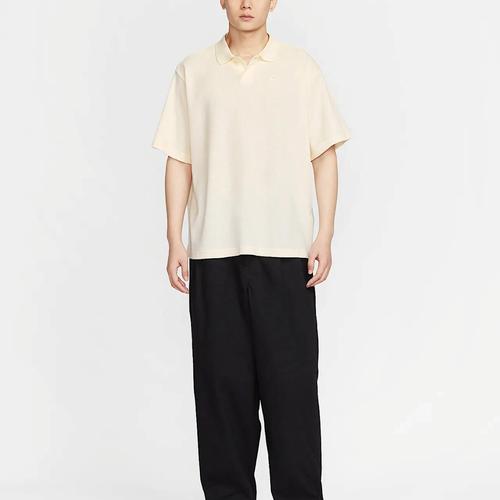 Nike Men's Loose-Fit Fashionable Versatile White Short-Sleeve T-Shirt