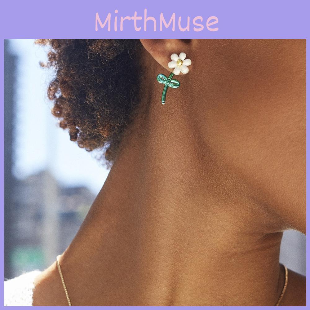 Fashionable Alloy Flower Earrings For Women Simple And Chic Street Style Jewelry