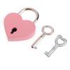 C1Fe Mini Heart Archaize Padlocks Metal Fit For Wish Lock With Fit For Key Fob Fit For Lovers Girls S Premium Grade Auto Interior Accessory