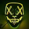 Multi Style Glowing LED Purge Mask Professional Wireless Luminous Party Mask Flashing Decorative Headgear Masker For Halloween