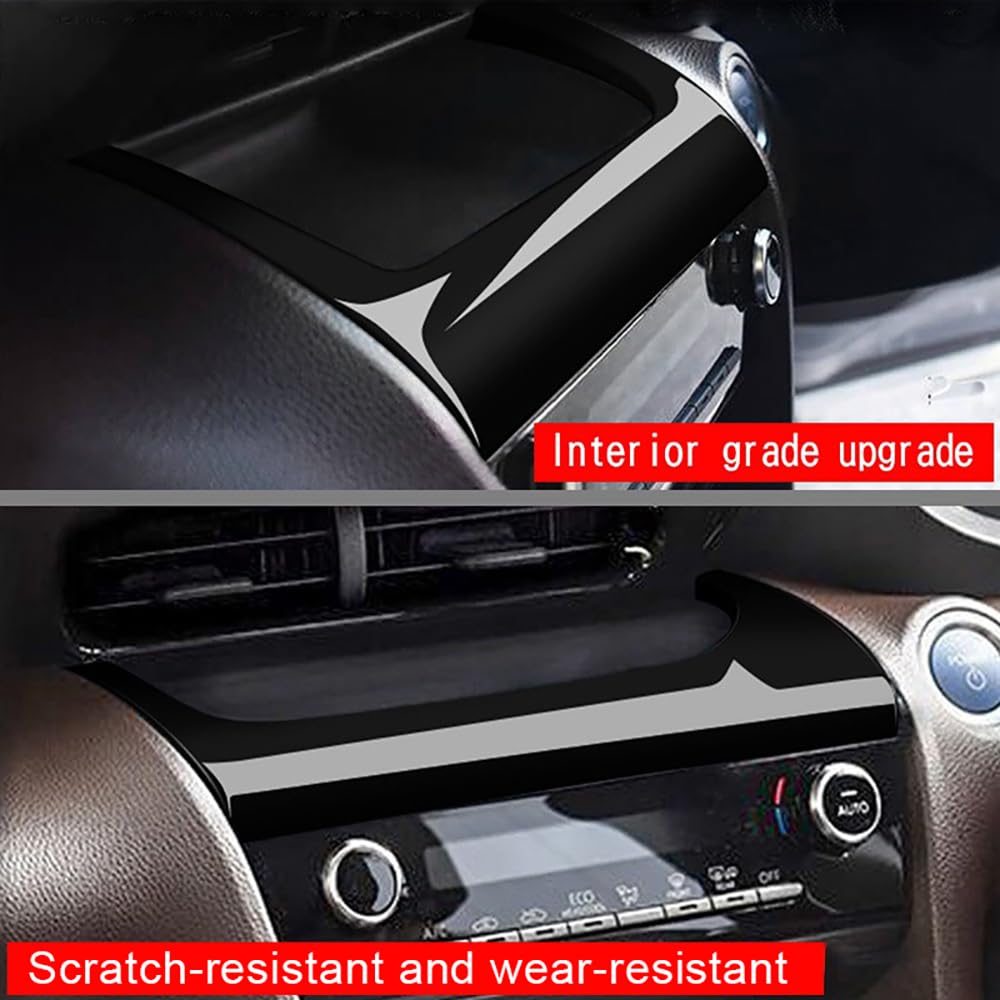 Toyota New Yaris Cross Console Garnish, Central Air Conditioner, Under Garnish, YARIS CROSS Interior Cover, ABS, Piano Black