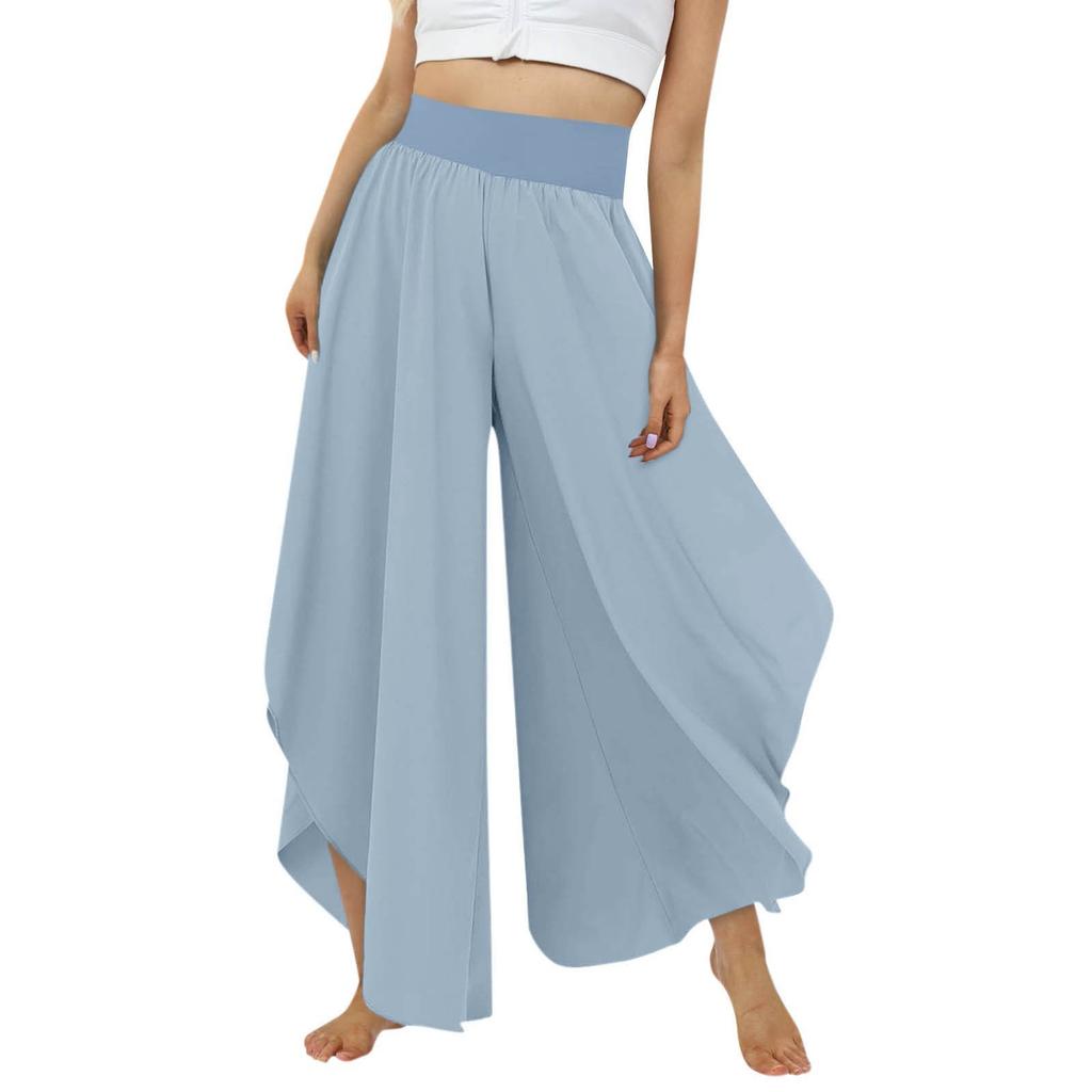 Pants For Women Casual Summer Drawstring Elastic Waist Pant With Pockets