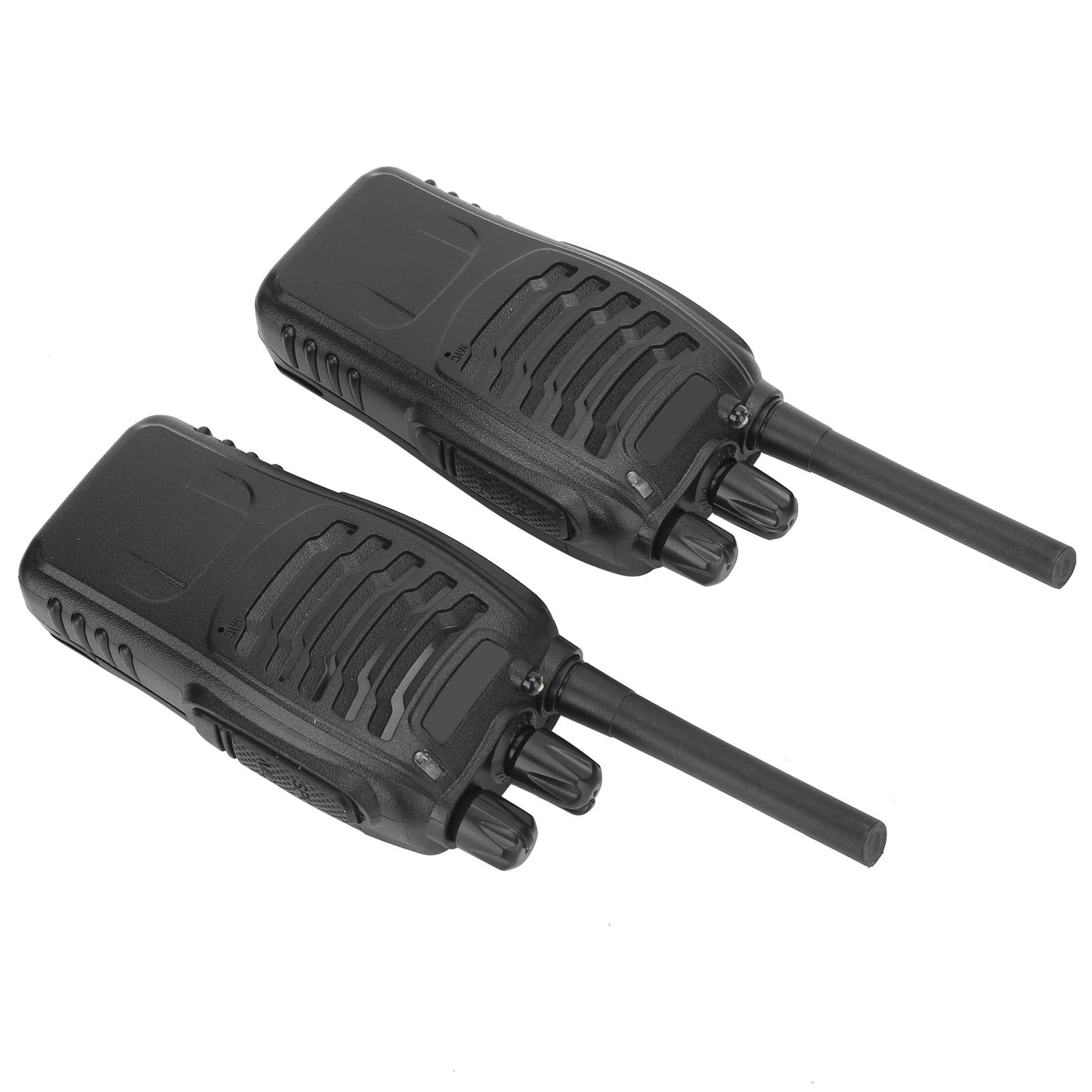 

2 шт. портативная рация для Baofeng BF‑888H 400‑470 МГц 16 каналов с зарядкой через USB, вилка EU US Plug