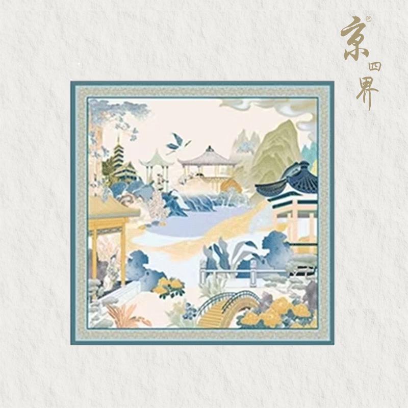 Jingsijie Mulberry Silk Scarf Large Square