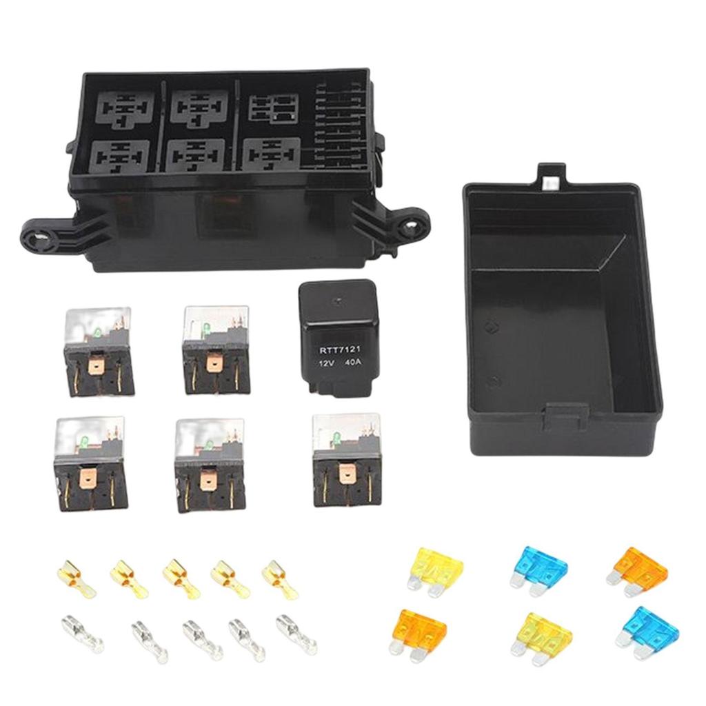 Cheap Auto Fuse Relay BoxWaterproof Home Fuse Relay Block Kit with