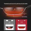 COOKER KING Hand-Cast Rust-Resistant Cast Iron Wok