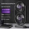 Compact Wireless USB Rechargeable Desk Fan - Silent, Portable, Strong Wind