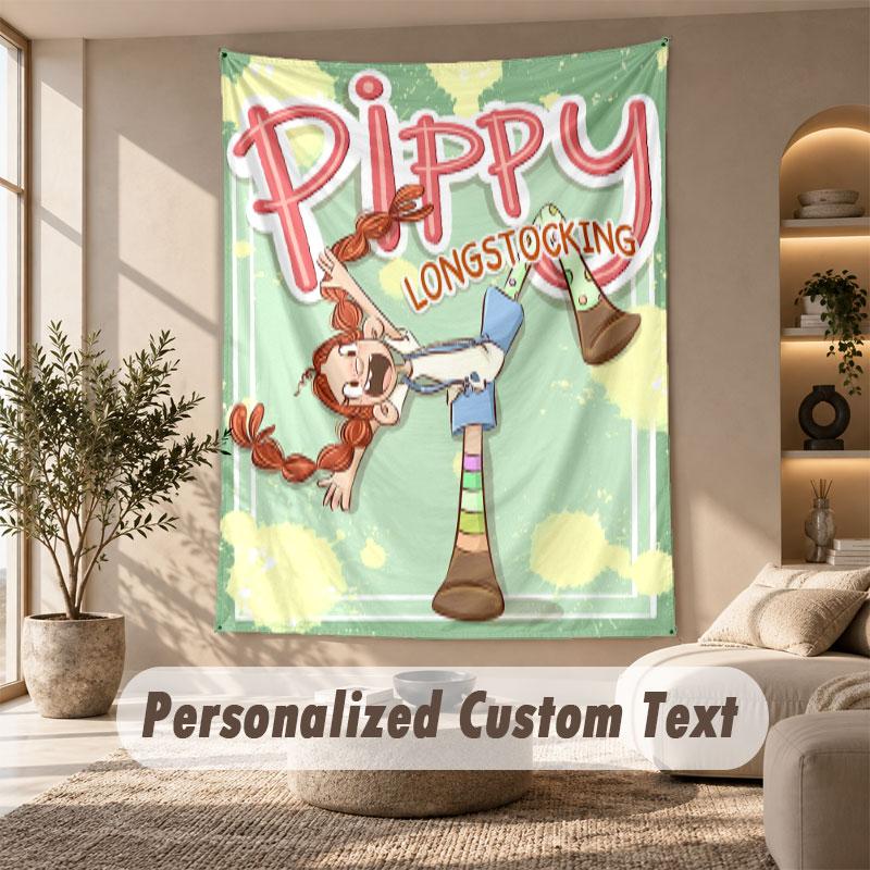 Wall Hanging Tapestry Art Cloth Bedroom Room Background DecorPippi Longstocking