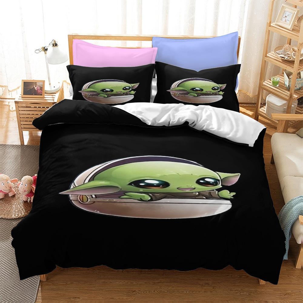 

Bedding Kit Yoda Master Series Size Three-Piece Quilt Cover EU Double 200x200cm