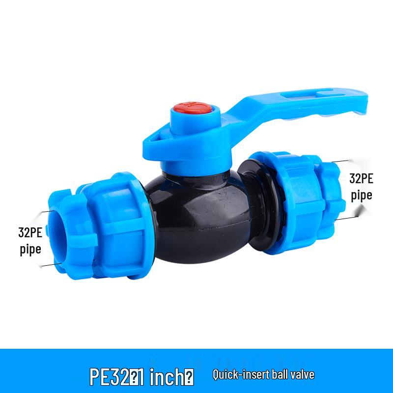 PE Quick Connect Water Pipe Fittings: 4-Point, 6-Point, 25mm Direct Tap Union