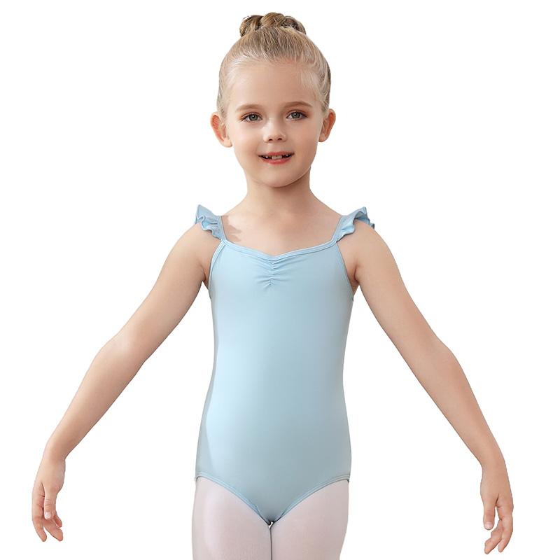 Collant de Ballet Meninas Manga Curta Tule Roupa de Dança de Ballet Ginástica Roupa de Treino