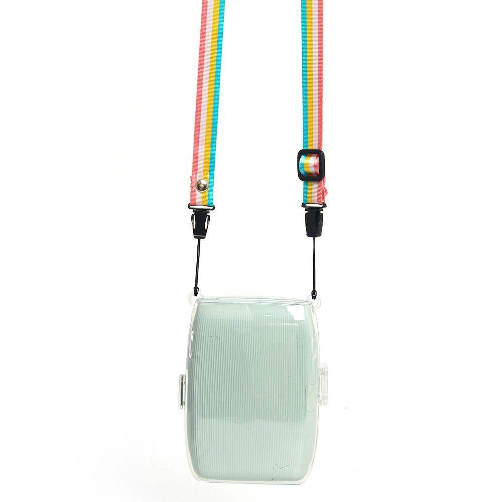 Transparente Tragetasche für Drucker mit Schultergurt und Abdeckung für Fujifilm Instax Mini Link 3
