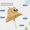 Anti-UV Sun Hat with Neck Protection Shawl Safari Cap New Bucket Hat  Kids