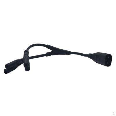 IEC320-C8 To 2x C Adapter Cord Male Female PDU/UPS Server