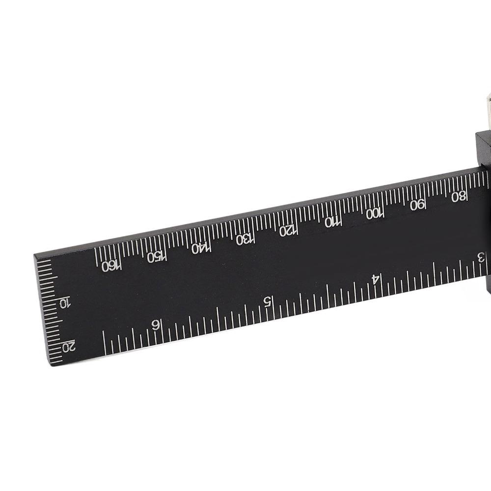 Metric Inch Scale T Square Ruler Aluminum Alloy Scribing Ruler  Construction Measuring